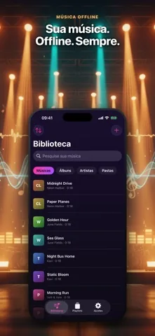 Tunio — tocador de música offline 1