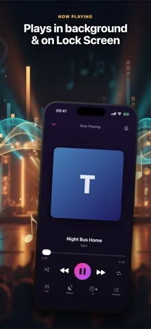 Tunio — offline music player iphone 2